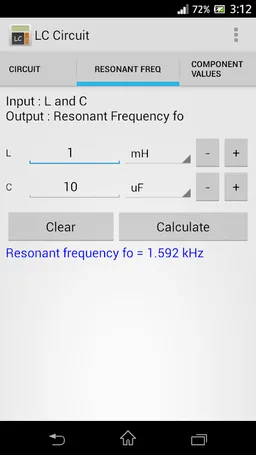 LC Circuit screenshot 2