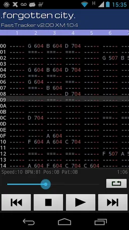 Xmp Mod Player screenshot 9