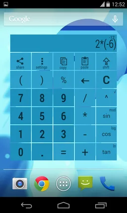 Widget Calculator multicolor screenshot 6