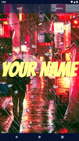 Rain Drops Live Wallpaper screenshot 1