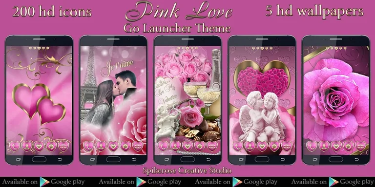 Pink Love EX Dialer theme screenshot 5