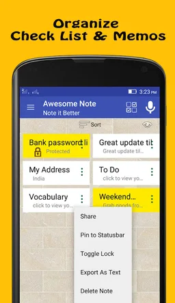 Awesome Note screenshot 3