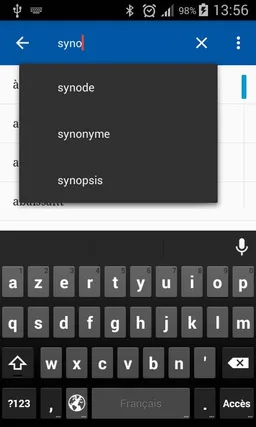 French synonym screenshot 3