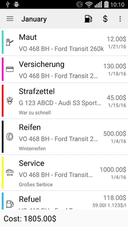 TripTracker - logbook screenshot 6