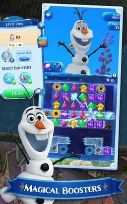 Disney Frozen Free Fall Games screenshot 5
