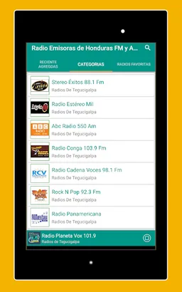 Radios Honduras FM and AM App screenshot 11