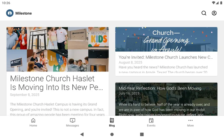 Milestone Church screenshot 8