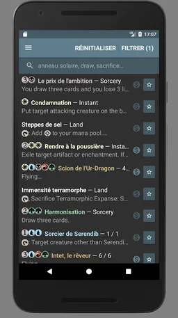 MTG Search (scan deck-builder) screenshot 1
