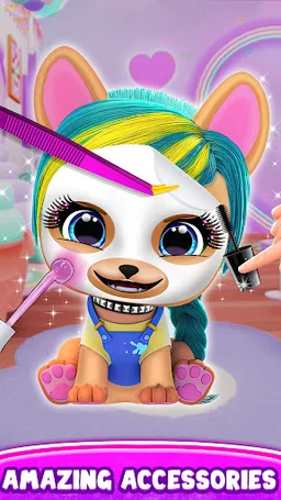 Hairstyle: pet care salon game screenshot 5