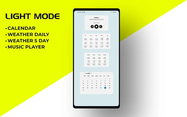 Simplicity Widgets for KWGT screenshot 1