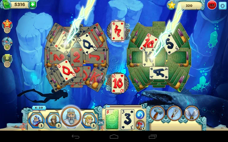 Solitaire Atlantis screenshot 3