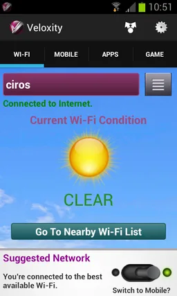 WiFi  |  Mobile Network Speed screenshot 1