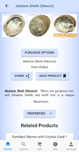 Healing Crystals Metaphysical Directory screenshot 6