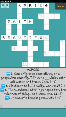 Bible Crossword screenshot 2