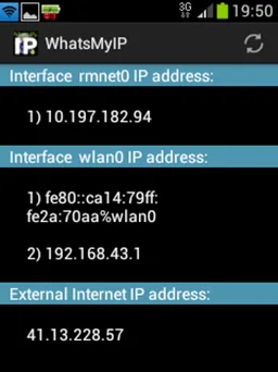 WhatsMyIP for Android screenshot 3