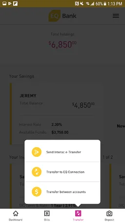 EQ Bank Mobile Banking screenshot 3