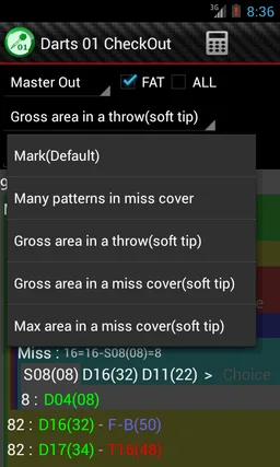 Darts 01 Checkout screenshot 4