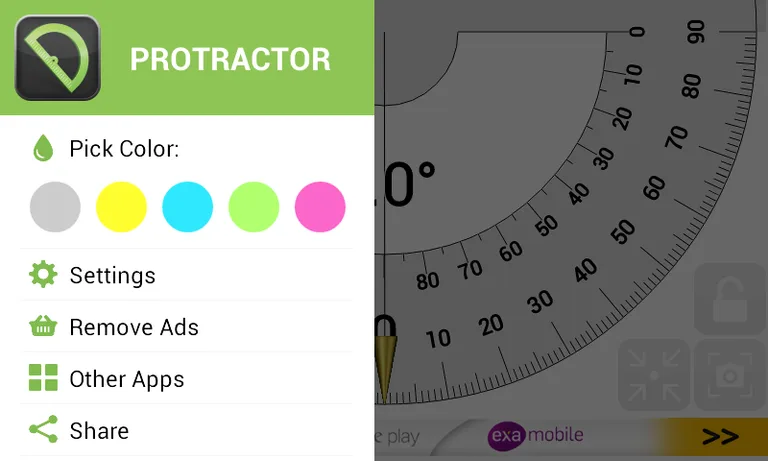 Bevel Protractor screenshot 4