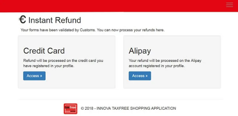 Innova Tax Free App cover image