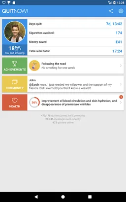 QuitNow! Quit smoking screenshot 8