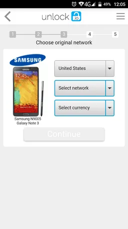 Unlock Samsung by cable screenshot 3