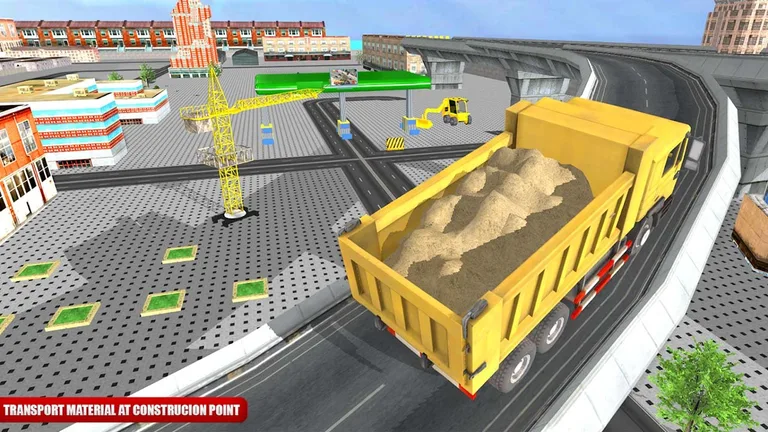 Road Build Truck Cargo Game screenshot 4