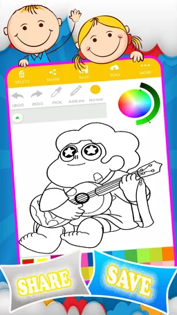 Coloring Steven Universe Games screenshot 8