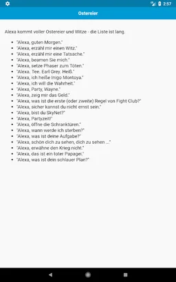 Befehle für Amazon Echo screenshot 3