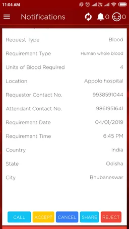 E-BLOOD DONOR screenshot 4