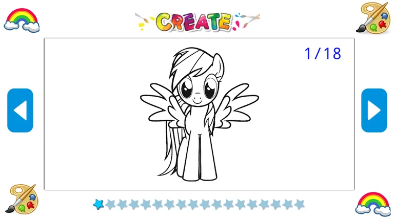 cartoon coloring screenshot 2