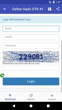 Daftar Hadir GTK (DHGTK) 2020 screenshot 12