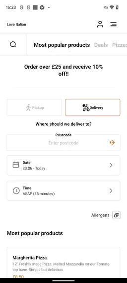 Love Italian Hull screenshot 1