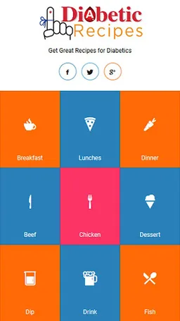Diabetic Recipes: Great recipes for diabetics screenshot 1
