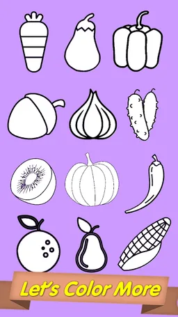 Fruits Coloring Book screenshot 4