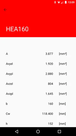 Steel Profiles screenshot 4