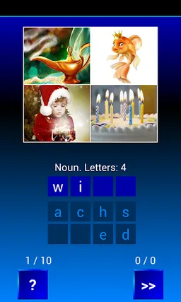 Guess and learn words. Picture screenshot 2