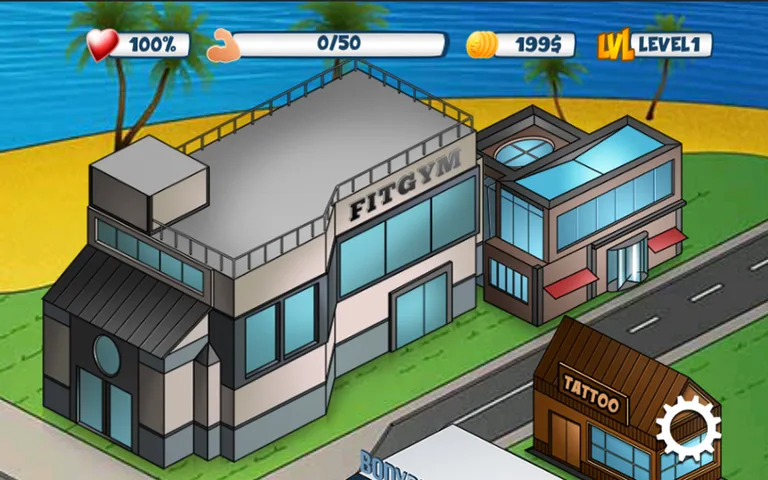 Iron Muscle 2 - Bodybuilding and Fitness game screenshot 3