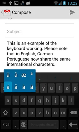 AOSP WiFi Keyboard screenshot 1