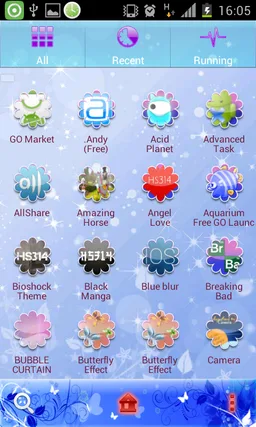 Flowers Go Launcher Theme screenshot 5