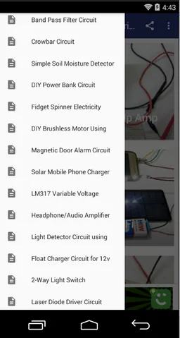 Electronic Circuits Tutorials screenshot 4