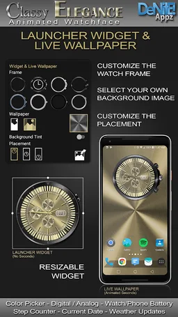 Classy Elegance HD Watch Face screenshot 2