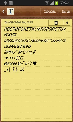 Dave Gibbons Journal FlipFont screenshot 3