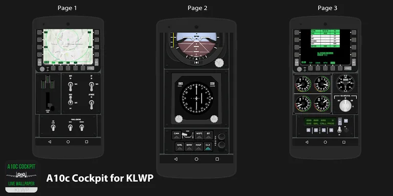 A10c Cockpit for Kustom KLWP screenshot 2