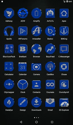 Blue Icon Pack Paid screenshot 10