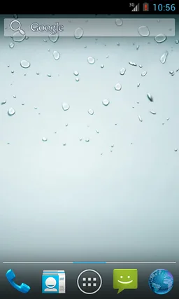 Fake iPhone Rain Wallpaper screenshot 2
