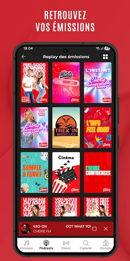 Chérie FM : Radios & Podcasts screenshot 7