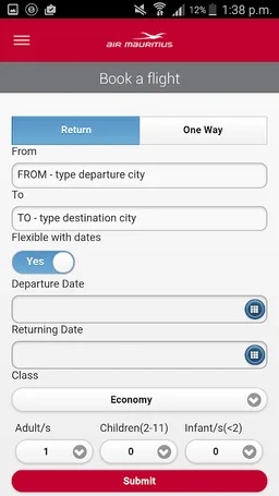 Air Mauritius screenshot 3
