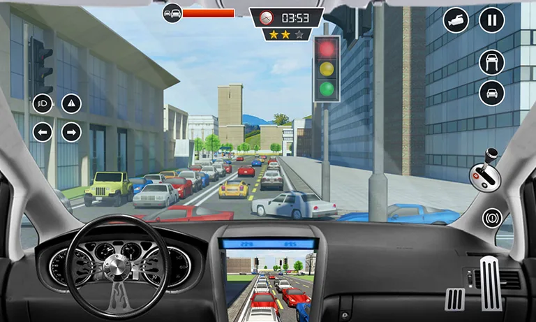 Elevated Car Driving Simulator: Modern Taxi Driver screenshot 3