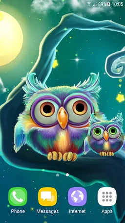 Cute Owls Live Wallpaper screenshot 6