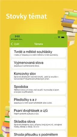 Czech grammar screenshot 2